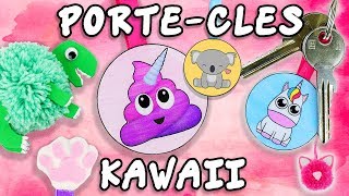 PORTE CLE KAWAII ANIMAUX DIY FACILE [upl. by Egap]