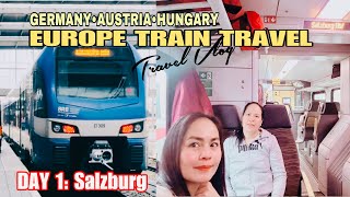 Europe Train Travel 2024  Traveling to 3 Countries by train  Salzburg Austria 🇦🇹 [upl. by Bilek]