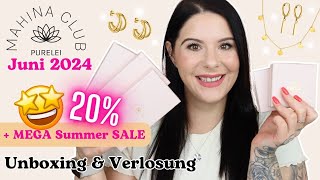 Purelei MAHINA CLUB amp SUMMER SALE ☀️ Juni 2024 UNBOXING amp VERLOSUNG [upl. by Blinny]