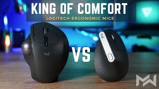 Still THE BEST Ergonomic Mouse Logitech MX Ergo vs MX Vertical  Comparison Review [upl. by Ula]