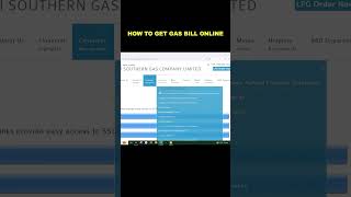 611 How to get Duplicate SSGC BillOnline Gas BillSNGPLHindi [upl. by Junius]