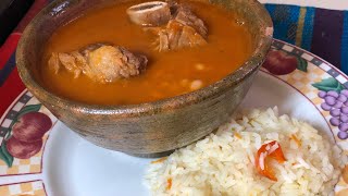 FRIJOL BLANCO CON COSTILLA DE RES  receta súper deliciosa [upl. by Notnelc]