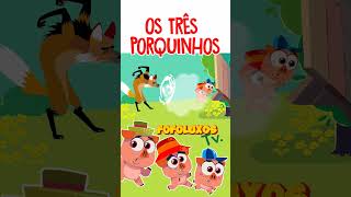 🐷🐷🐷Os três porquinhos 😃😃😃 conto infantil shorts [upl. by Murray]