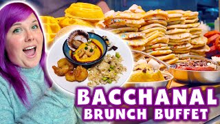 Bacchanal brunch buffet review  the BEST Las Vegas brunch buffet [upl. by Mauretta]