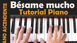 BESAME MUCHO TUTORIAL PIANO [upl. by Ginder]