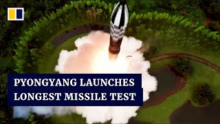 North Korea launches its longest ICBM test flight raising alarm in the West [upl. by Ellison]