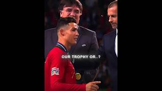 what bro said 😂  cristianoronaldo football 4k viral trending shorts shortsfeed fyp cr7 [upl. by Rodrich]