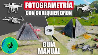 Cómo Hacer Fotogrametría en DJI Fly con CUALQUIER DRON  Vuelo Completo en Manual [upl. by Platt]