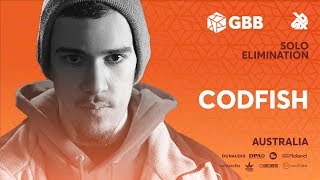 CODFISH  Grand Beatbox Battle 2019  Solo Elimination [upl. by Annabel]