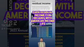 Earn Residual Income for Decades with AmericanIncomeLife residualincome passiveincome opportunity [upl. by Anor294]