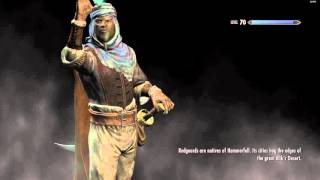 Elder Scrolls V Skyrim kill traveling Bard game play GeForce GTX [upl. by Avrenim]