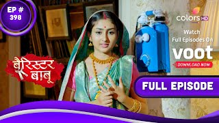 Barrister Babu  बैरिस्टर बाबू  Episode 398  28 October 2021 [upl. by Leah]