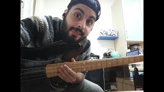 Extraterrestre BASS COVER  Eugenio Finardi [upl. by Arnie559]