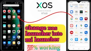 how to change xos default launcher to poco and other launcher change infinix xos launcher [upl. by Ellenig]