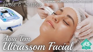 Ultrassom Facial  8 Sessões com Sonopulse III  Tratamento de Flacidez Papada Linhas de Expressão [upl. by Annovahs]