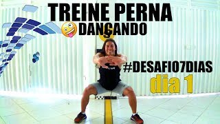 TREINE PERNAS E PERCA CALORIAS Dançando  Desafio1Semana Parte 1  Irtylo Santos [upl. by Pagas]