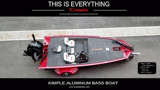 Kimple Aluminium Bassboat  Its a matter about Performance Bassboat [upl. by Lacy]