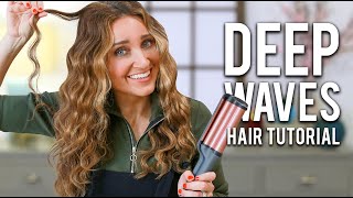 How to Get DEEP WAVES in Your Hair BEAUTIFUL  Prepare for Compliments [upl. by Cranston426]