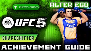 UFC 5  Shapeshifter  Achievement  Trophy Guide How To Get an Alter Ego Fighter [upl. by Damek]