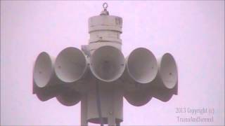 Federal Signal STH10B Attack  Clinton SC 22313 Tornado Siren Test HD [upl. by Wyndham]