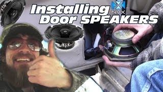 Installing Door Speakers In 04 Chevy Impala  How To Install 2Way NVX VSP65 Coaxial Car Speaker Set [upl. by Swart]