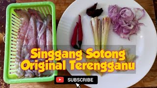 Cara Masak Sotong Singgang Original Terengganu Ringkas dan Mudah [upl. by Hadley]