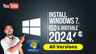 How to Install Windows 7  Download Win 7 ISO File with All Versions Create Bootable USB  Hindi [upl. by Aruasor577]