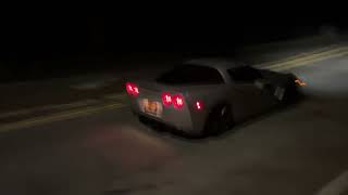 C6 Corvette LS3 straight piped exhaust flybys Texas speed long tube headers [upl. by Airdnaxela]