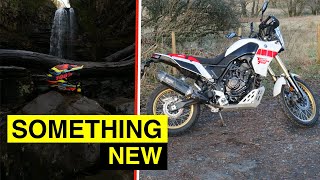 FIRST RIDE on my NEW YAMAHA TENERE Henrhyd waterfalls and learning photography  T700 rally Edition [upl. by Notaek]