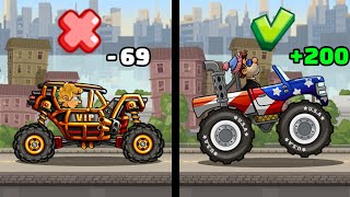 WHICH VEHICLE CAN PASS THIS MAP 🤕 Hill Climb Racing 2 [upl. by Quartis]