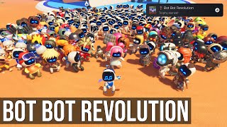 Astro Bot  Bot Bot Revolution Trophy Danced With 100 Bots In Crash Site [upl. by Alverson]