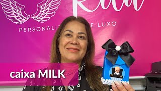 NOVO MODELO DE CAIXA MILK  Rita Personalizados de Luxo [upl. by Sissie]