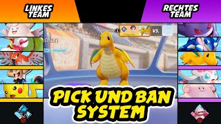 POKÉMON UNITE WIE WIRD DAS PICK UND BAN SYSTEM WANN BEKOMMEN WIR ES GERMANDEUTSCH [upl. by Frasquito]