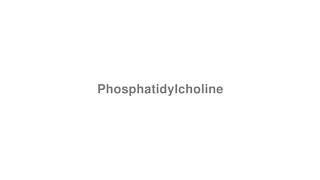 How to Pronounce quotPhosphatidylcholinequot [upl. by Craner901]