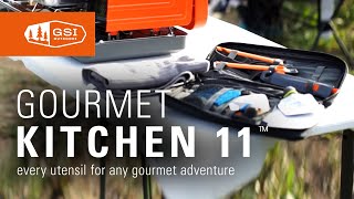 GSI Outdoors  Gourmet Kitchen Set 11  Camping Chef Toolset [upl. by Eustace]