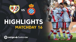 Resumen de Rayo Vallecano vs RCD Espanyol 10 [upl. by Eylhsa592]