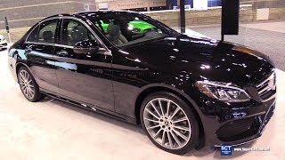 2018 Mercedes Benz C Class C300 4Matic Sedan  Exterior Interior Walkaround  2018 Chicago Auto Show [upl. by Danit]