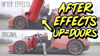 Fake Lambo doors  After Effects Tutorial  Yuri and Jakub [upl. by Abba]