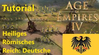 Heiliges Römisches Reich  Vorstellung Age Ups amp Militär Einheiten  Age of Empires 4 Deutsch [upl. by Aphrodite]