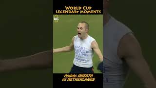 Andrés INIESTA 🇪🇦 gets the trophy for Spain 🇪🇦 2010  Shorts [upl. by Lynad]