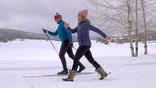 How to Cross Country Ski A Beginner’s Guide  Part 2  PSIAAASI [upl. by Nnaihs732]