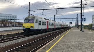 NMBS  SNCB trains  AntwerpenBerchem BE  4K 2 [upl. by Ikkim763]