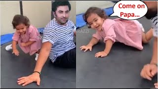 Ranbir Kapoor Latest Adorable Video With Cutest Daughter Raha Kapoor  Alia Bhatt [upl. by Akila416]