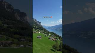 Amden Walensee Switzerland🇨🇭travel swissalps drone mini3pro walensee photography 30fps 4k [upl. by Llenil]