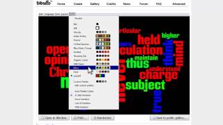 Word Cloud Tutorial wordlenet [upl. by Cowen221]