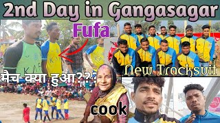 2nd Day vlog in Gangasagar Gangasagar football tournament 2024  Quater final match [upl. by Narot]