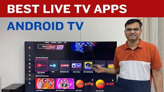 Hindi 5 Best Live TV app for android TV Free and Paid  Watch Live TV free on Smart TV [upl. by Maon]