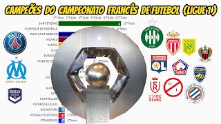 CAMPEÕES DO CAMPEONATO FRANCÊS DE FUTEBOLLIGUE1 1932–332020–21 [upl. by Swamy]