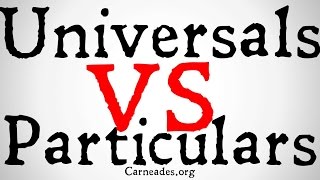 Universals vs Particulars Metaphysical Distinction [upl. by Thibaud]