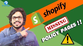 Missing SHOPIFY POLICY Pages  REFUND Policy  4 More Build A SHOPIFY Store 2023 [upl. by Iramaj115]